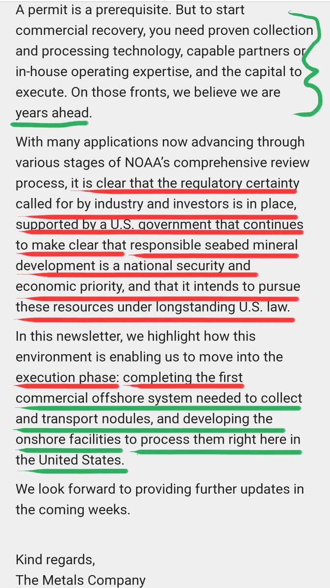 figgy1million's tweet photo. $TMC Read the below. If you're smart you'll understand how close TMC is from reprising.
#MineralFootprint #CriticalMinerals #IndustrialStrategy #MineralSecurity #Mining #EnergyTransition #SupplyChains #CriticalMineralsHub  @themetalsco #DSM #deepseamining #copper #REE
#metalsprocessing #TMC
#Nickel #cobalt #manganese