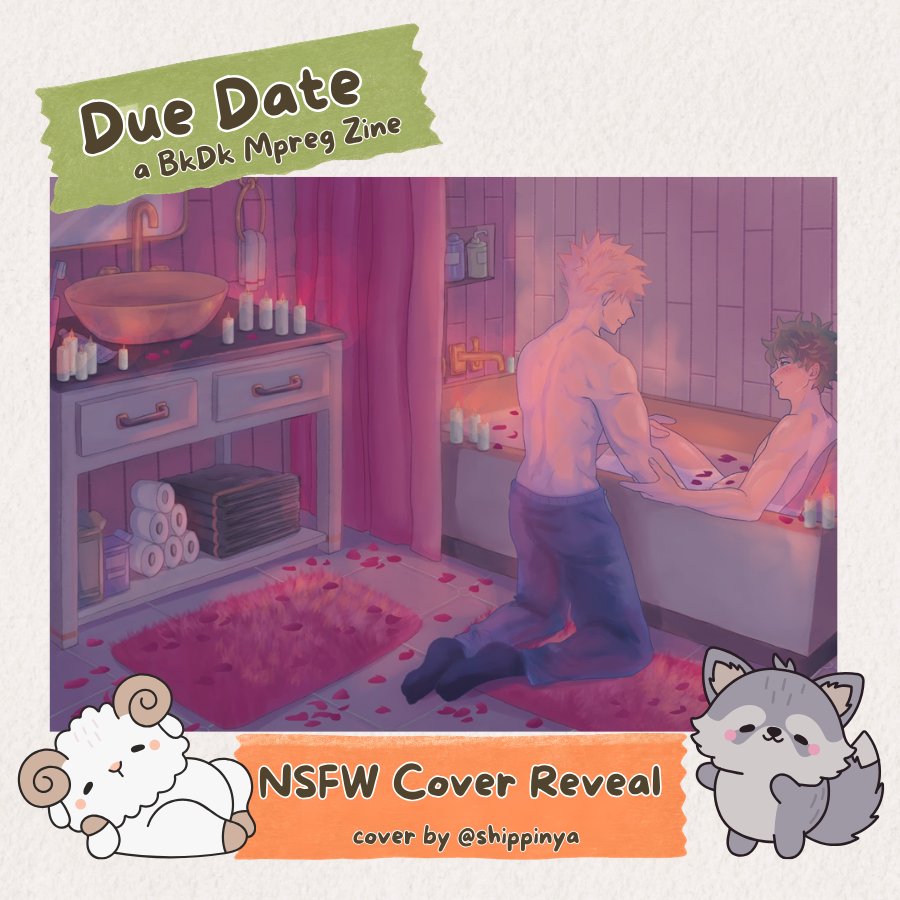 bkdkduedate's tweet photo. NSFW Cover Reveal! We're so grateful to share @shippinya's amazing art! Full digital add-on zine to be released on Sept 20, 2026 https://t.co/hvNqe7YstV