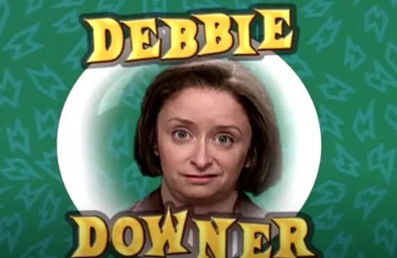 halskitchen333's tweet photo. Lmao also I just saw Rachel Dratch who played Debbie downer on SNL then immediately opened up a juice and it spilt allllll over my all white outfit https://t.co/enTC7OhLzS