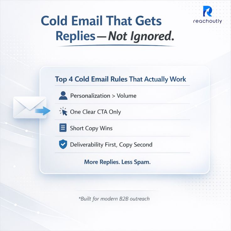 naim_reach's tweet photo. Cold Emails That Get Replies — Not Ignored. 

→ Personalization > Volume
→ One Clear CTA
→ Short Copy Wins
→ Deliverability First
More Replies. Less Spam.
#ColdEmail #B2BOutreach #LeadGeneration #EmailMarketing https://t.co/h5JBYEy7Fi