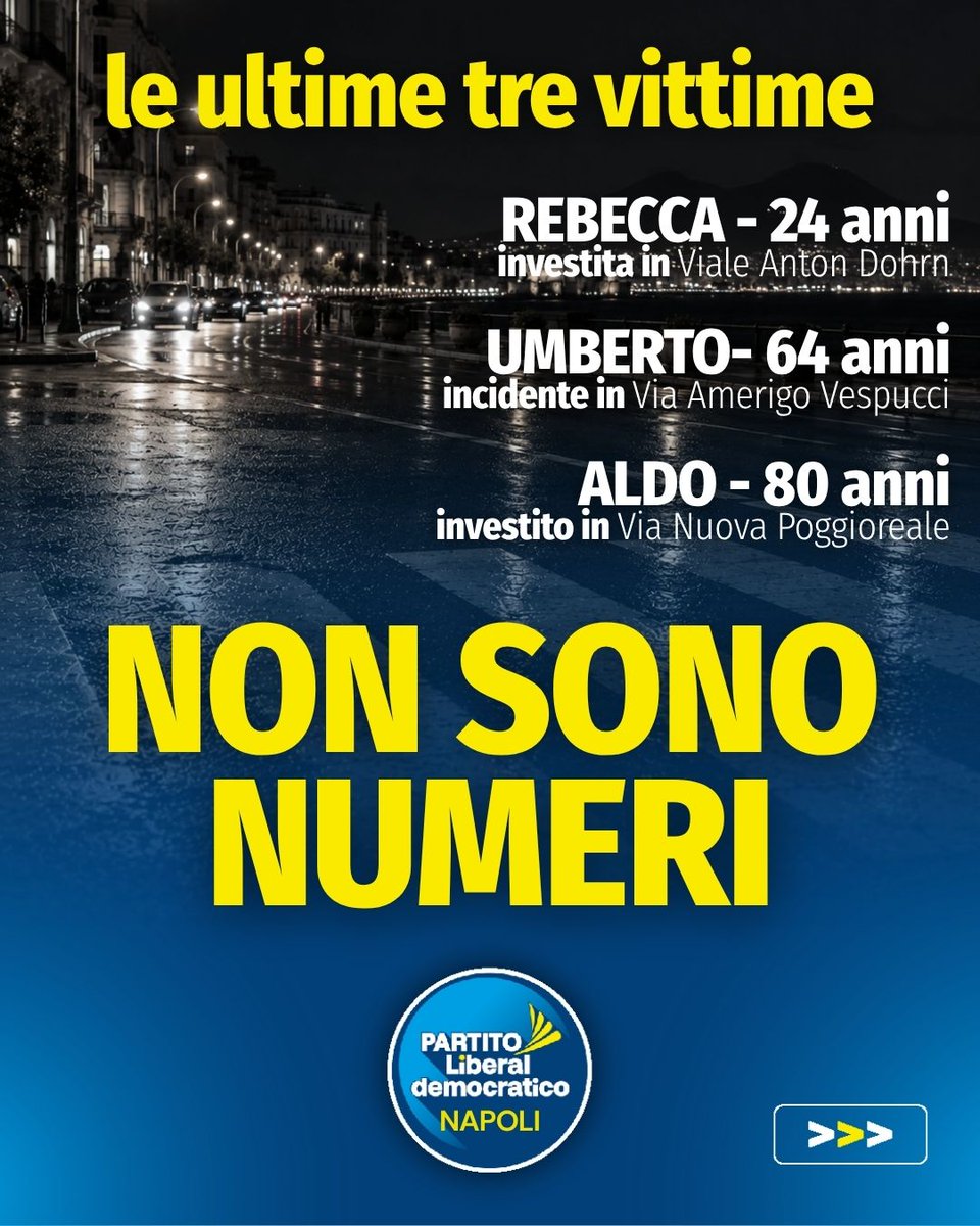 alfioferlito's tweet photo. 🚨 @GaeManfredi ? A Napoli si continua a morire sulle strade. Il @ComuneNapoli  ha 1,6 miliardi di crediti ancora da riscuotere! Servono più vigili, controlli e tecnologia.🚔VIGILI Fuori dagli uffici. Dentro la città.🔒Non c’è libertà senza sicurezza.
@Partito_Libdem @marattin https://t.co/WrOdtBDkys