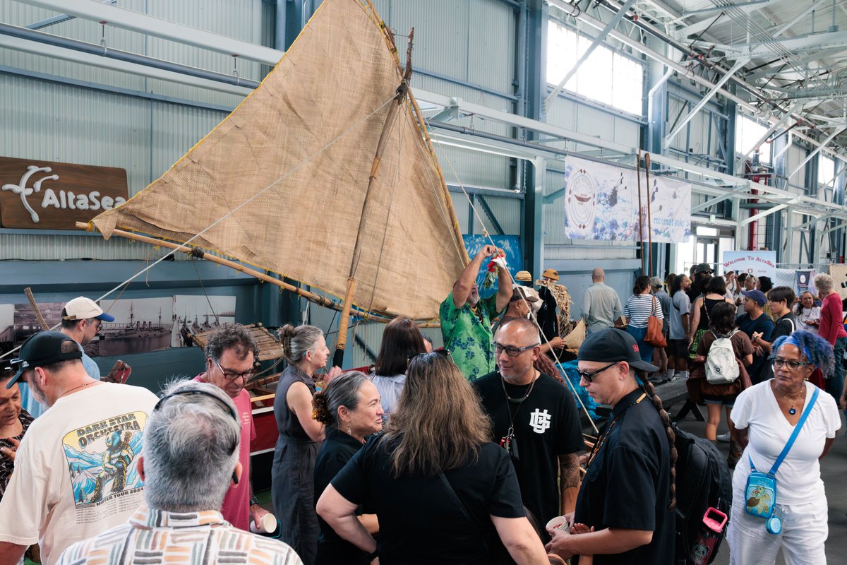 AltaSeaOrg's tweet photo. Thank you for joining us this past weekend for a special Open House celebrating and honoring the Tongva community, the original stewards of this land and waters.

Thank you for being part of this special day. 🌊

#AltaSea #Tongva #SanPedro #IndigenousHistory #OceanStewardship https://t.co/qgWshmbOCH