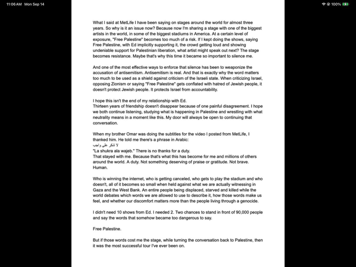 charise_lee's tweet photo. Macklemore’s full statement and response below https://t.co/21wzuvhQAb