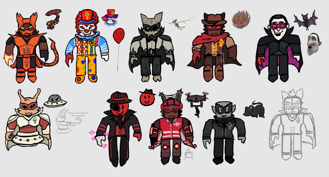 danoobyland's tweet photo. #forsakentombstone 
Nooby-feratu, part II

3 redraws and a bunch of new stuff, but theres still a lot more that i havent made but i gotta focus on the halloween skins too rn so the halloween batch 3 is next and after dat the noobyferatu III https://t.co/zn2VMAPkCC