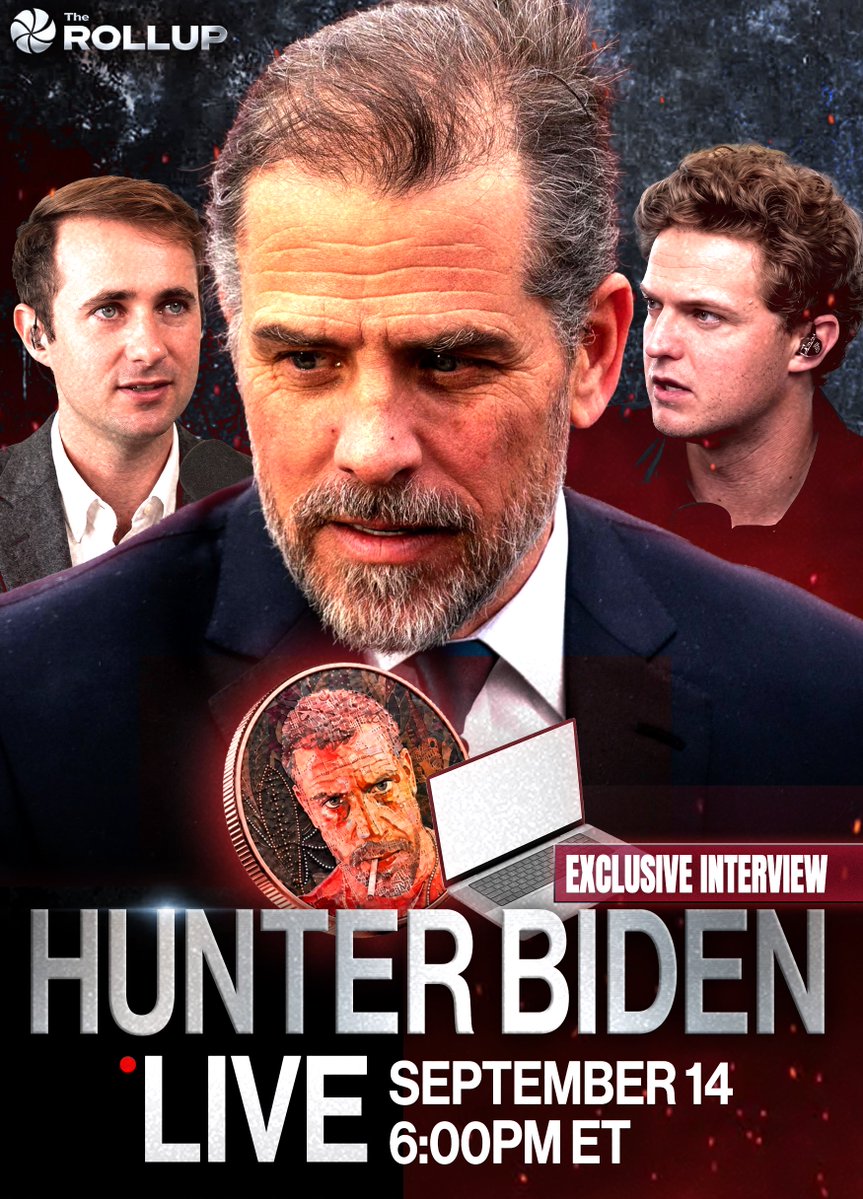 OddMaxxing's tweet photo. Surprise. 

We’re chatting with @HunterBiden tonight at 6:00PM ET. 

LIVE on X and YouTube. https://t.co/gus2zYv4M9