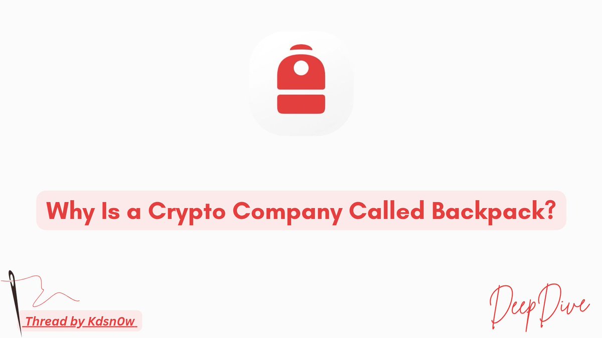 kdsn0w's tweet photo. I couldn't figure out why a crypto trading startup would name itself Backpack

It sounded almost too ordinary, until I noticed how fragmented trading had become

Most financial apps give you a pocket

You can keep a few things in them: your assets, your trades, your positions

↓ https://t.co/BNKPQo5fxg