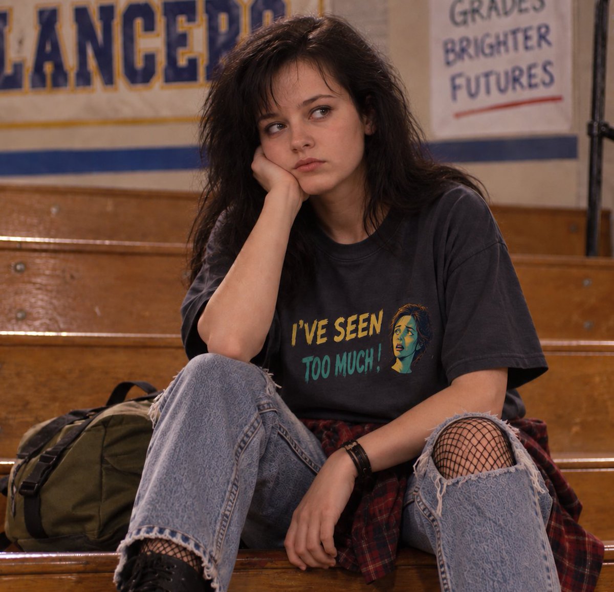 FellOffAFireFly's tweet photo. @Rave4Raven She's too young to look that wiped out.

Too many stories she doesn't tell.

Some people grow up slowly.

Some get there way too early.

https://t.co/eJGZ987UEX https://t.co/urAoMHGtk5