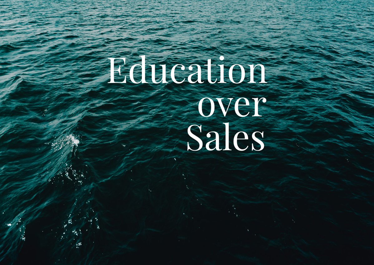 HWSS2012's tweet photo. 1/ Education over Sales is much more than a slogan.

It's the very essence of what we do because if you don't have accurate information, you cannot make informed decisions - especially in the field of health. https://t.co/zuRV9aZGG6
