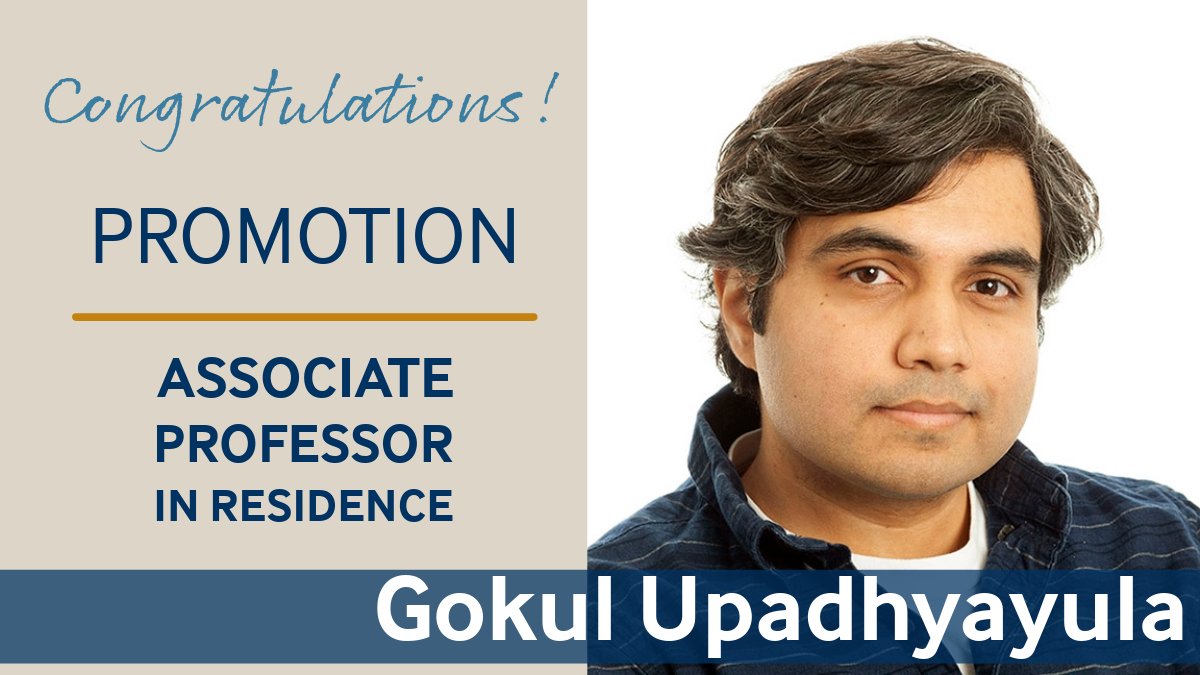 berkeleyMCB's tweet photo. Congratulations to Gokul Upadhyayula on his promotion to MCB Associate Professor in Residence! 👏

https://t.co/SeGDw9BpAj https://t.co/HW4Sm4Xyy2