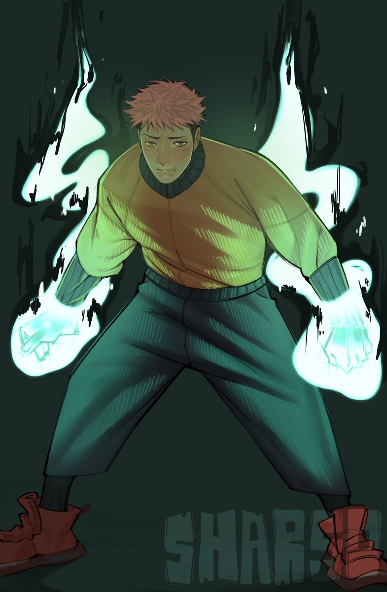 Sharsoart's tweet photo. Yuji fanart!!!
#jujutsukaisenㅤ #fanartㅤㅤㅤㅤ https://t.co/AHI7d6HNKf