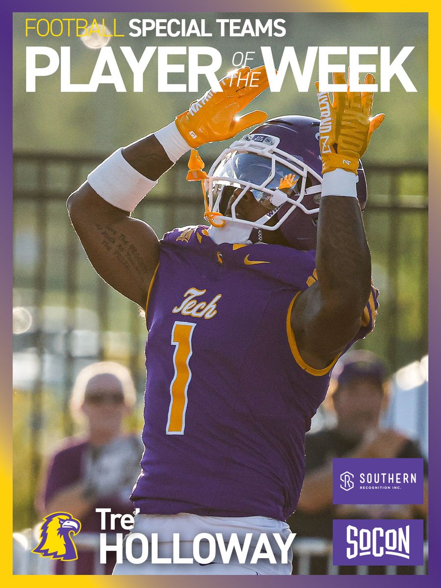 SoConSports's tweet photo. #SoConFB Players of the Week presented by
@SR_ChampRings
https://t.co/w0uTMRPydJ
๐ #itsallhere https://t.co/FC5PCssGvg