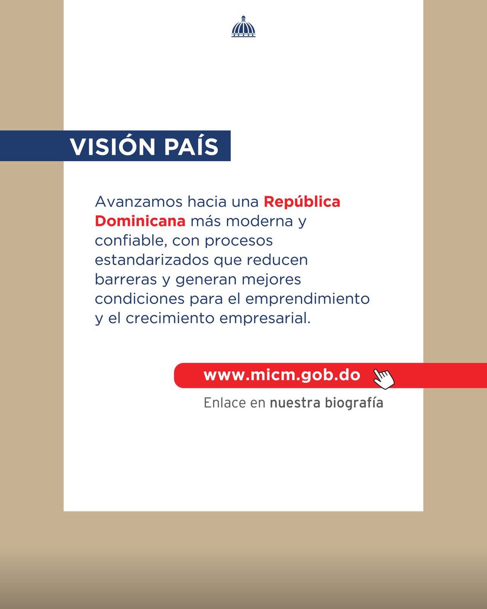 MIC_RD's tweet photo. Este nuevo paso fortalece un entorno empresarial más ágil, confiable y preparado para generar más oportunidades de crecimiento e inversión.

🙌 Seguimos transformando la manera de hacer negocios en República Dominicana. 🇩🇴

#MICM #RegistroMercantil #Empresas24H https://t.co/A1QDrvc5mN