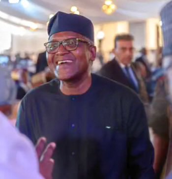 renoomokri's tweet photo. Today, Alhaji Aliko Dangote, President of the Dangote Group, smiled all the way to the bank because, within the first six hours after the Nigerian Stock Exchange opened, the Dangote Refinery IPO raised approximately ₦1.5 trillion. Very satisfyingly, Mr Dangote shaded a particular person while subbing him when he praised President Bola Tinubu for making today possible by implementing the end of fuel subsidy. 

₦1.5 trillion in six hours, and one man who could not even build a single nursery, primary, or secondary school in eight years, tells you Nigeria's economy is finished? Believe Gbajue, and you will believe anything! 

By the time the total 24-hour tally is compiled, it might be ₦2.5 trillion or more. Much more. The Initial Public Offering will definitely be oversubscribed. This is a strong signal to the rest of the world about the health of the Nigerian economy. 

Already, the Nigerian Stock Exchange is the most profitable bourse on Earth, bar none, according to Bloomberg. And the FTSE Russel has reclassified the Nigerian Stock Exchange as one of the highly rated frontier status markets. At the same time, J.P. Morgan has added Nigeria to its prestigious Government Bond Index–Emerging Markets Edge (GBI-EM Edge) with a 7.4% weighting. 

This is a testament to President Bola Ahmed Tinubu's handling of our economy, with our GDP having grown by an outstanding 4:43% in the last quarter alone, while our economy has overtaken South Africa to become Africa's second-largest manufacturing base, with Egypt only slightly ahead, even as our GDP has added $67 billion in just two years. 

By garnering Nigeria's highest foreign reserves in eighteen years, at slightly over $54 billion, and stabilising the Naira to where it is adjudged the best-performing currency in Africa, President Tinubu has brought opportunity to Nigeria. And thanks to him, Alhaji Aliko Dangote and the rest of Nigeria can and will grow wealthier. 

Do not let anyone fool you. Nigeria is not finished! We are only finished with poverty and entering an era of prosperity under His Excellency, Bola Ahmed Tinubu, GCFR, President and Commander-in-Chief of the Armed Forces of the Federal Republic of Nigeria. 

May God bless the Federal Republic of Nigeria and may Nigeria continue to prosper under President Tinubu! 

Bemigho Reno Omokri