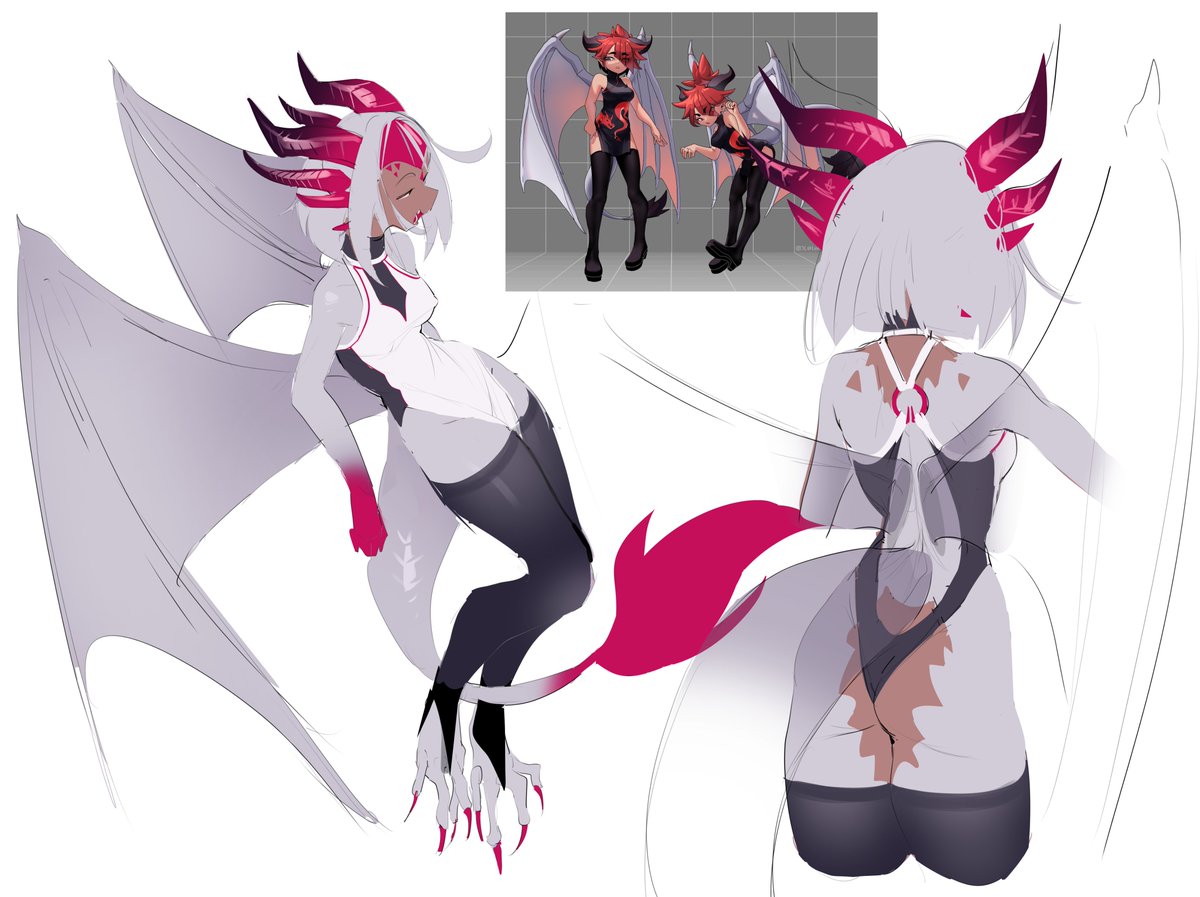 Leemaww's tweet photo. redesign doodle pls ignore my shitty claws https://t.co/Ih1BiFMzsd