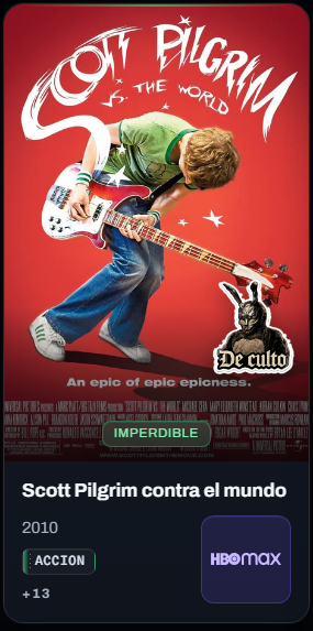 cineposta's tweet photo. A que no sabias que Scott Pilgrim es considerada como "Película de culto". Las cosas que uno aprende tocando los filtros de cineposta.

Scott Pilgrim contra el mundo (2010) | Cine Posta
https://t.co/WpEmE7cLVJ

#películas https://t.co/iLYzrubYsM
