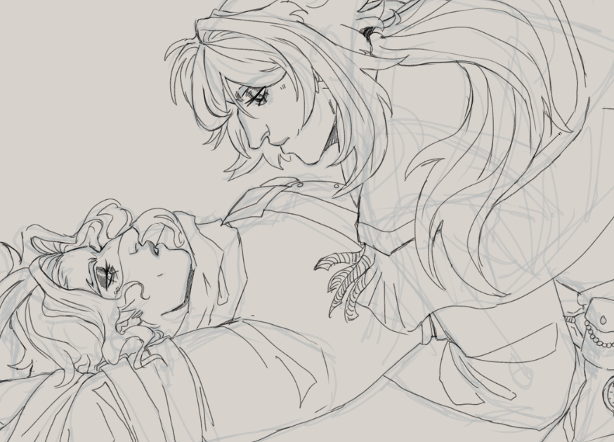 psigment's tweet photo. knives.     ngl im thinking a Little abt the psiluc art i started and never finished https://t.co/sxONNwzDE7