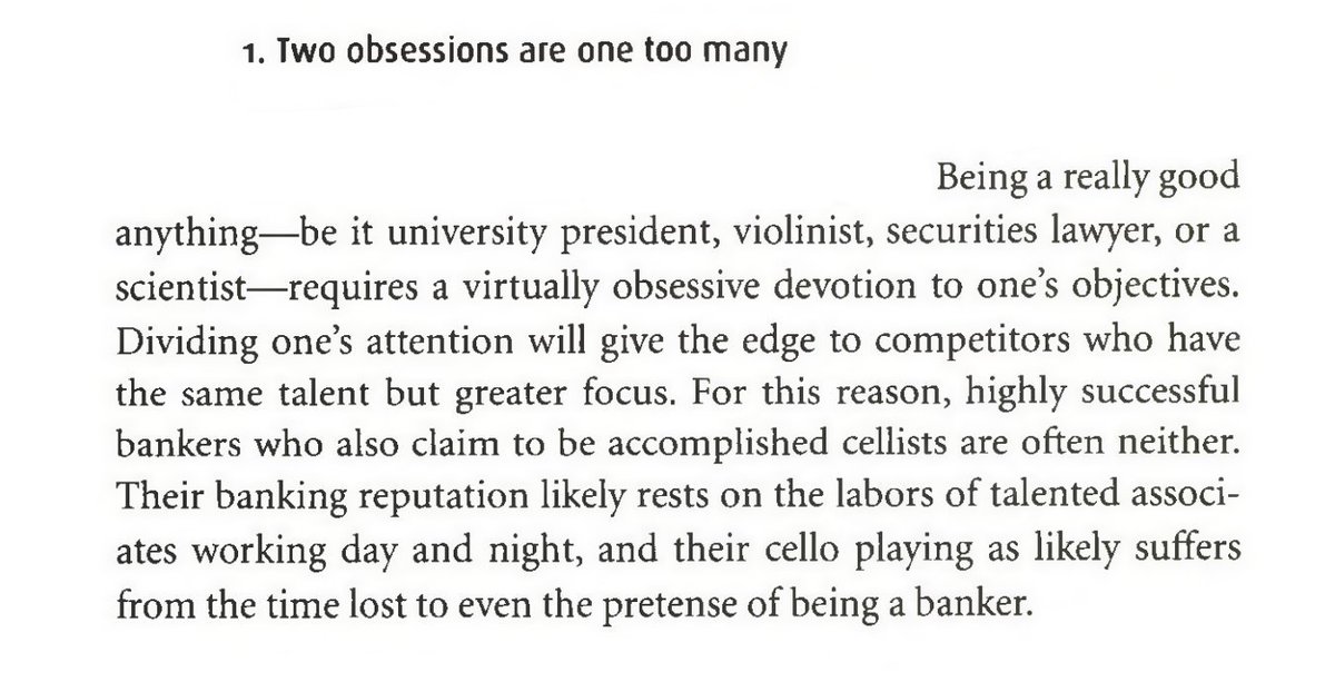 oldbooksguy's tweet photo. Lesson from Nobel Prize winner James Watson:

"Two obsessions are one too many" https://t.co/089OXQi8Ie