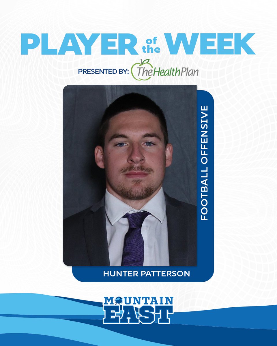 TheMountainEast's tweet photo. 𝐌𝐄𝐂 𝐅𝐨𝐨𝐭𝐛𝐚𝐥𝐥 𝐏𝐥𝐚𝐲𝐞𝐫𝐬 𝐨𝐟 𝐭𝐡𝐞 𝐖𝐞𝐞𝐤

▪️Offensive: Hunter Patterson, @WLathletics 
▪️ Defensive: Jalen Higginbotham, @WUCardinals 
▪️ Special Teams: Ray Adames, @frostburgsports 

🔗 https://t.co/C2PKsbkfhJ https://t.co/jtbRdSuJm6
