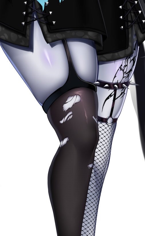 Pawfuwu's tweet photo. Thighs 🖤

#pafusketch #Vtuber https://t.co/Z62dPofmEU
