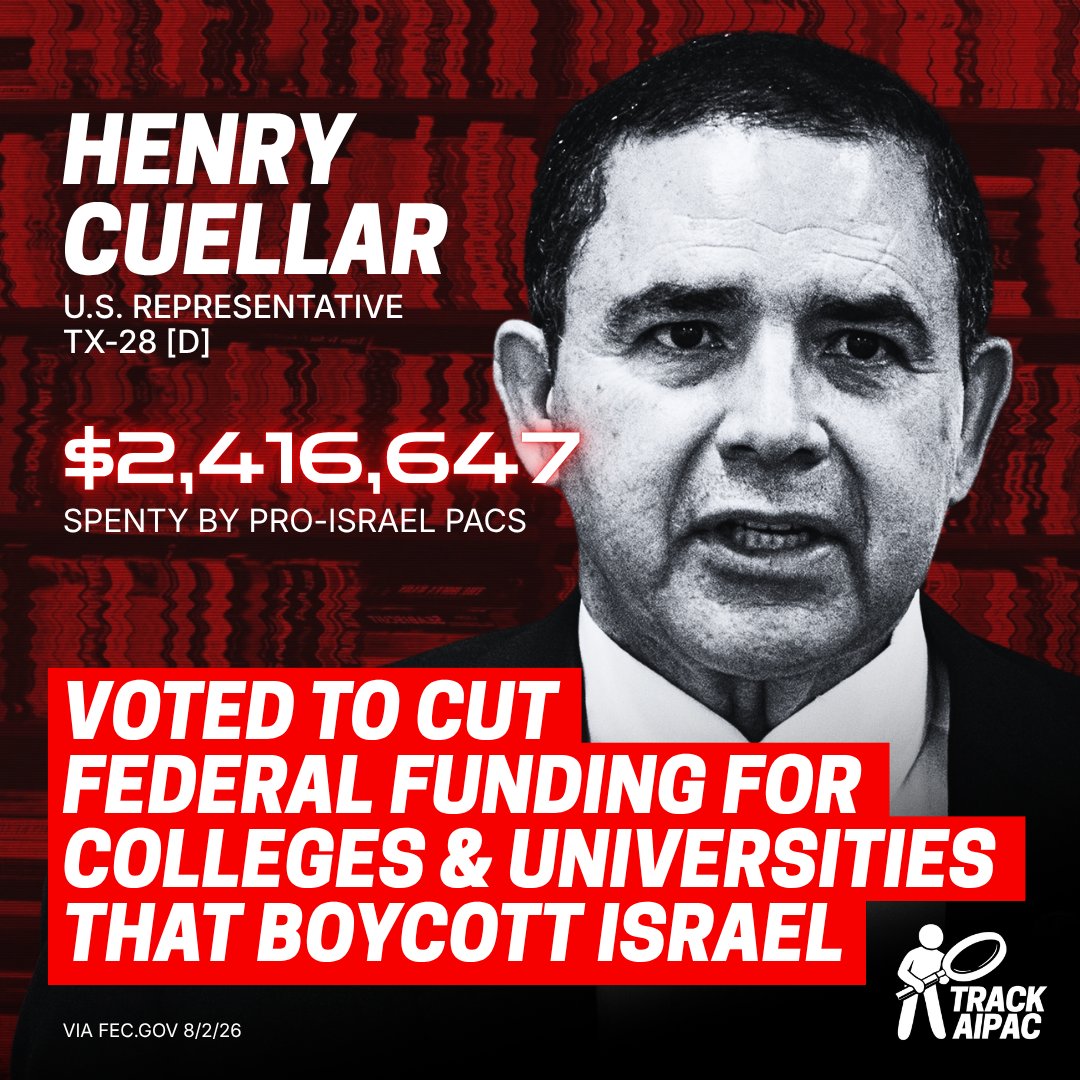 TrackAIPAC's tweet photo. You just voted to defund schools that exercise free speech. https://t.co/a1lWxokhRO