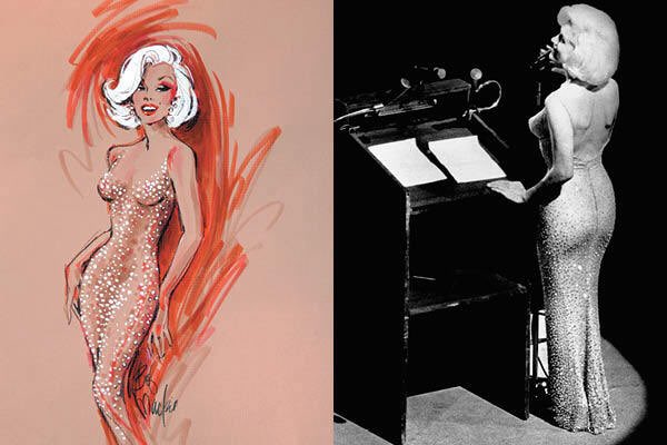 CoraCHarrington's tweet photo. Imagine being so iconic that your first dress design ever is used for one of Marilyn Monroe’s most famous gowns. There will never another Bob Mackie. https://t.co/FOH9cEv4E7