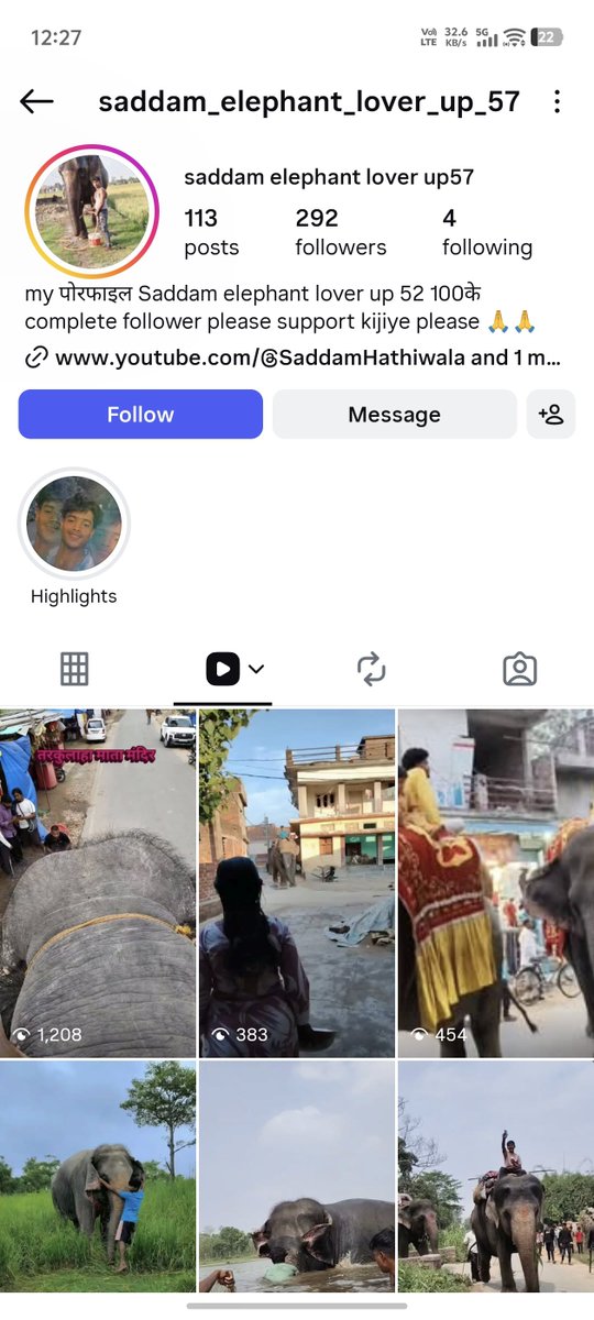 YSaghal's tweet photo. 📍Devi Pur, Gahora, UP
While their statue is worshipped, elephants live a life of misery, bounded in chains, forced to be a slave. Hypocrisy at best.

PLEASE rescue this elephant @Uppolice @dgpup https://t.co/JIXJQkBYSh