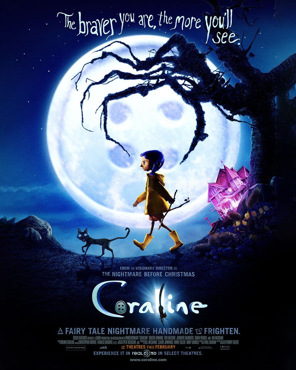 Cinemex's tweet photo. 😍 ¡#Coraline llega este 24 de septiembre a Cinemex! Prepárate para ver esta joya en la pantalla grande. https://t.co/iAXtMI14Vq