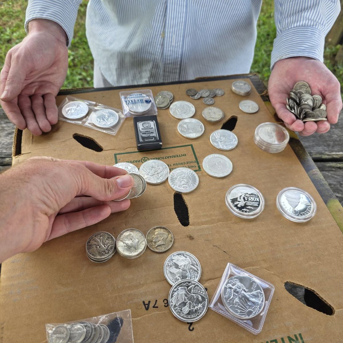 Silver swappers swapping