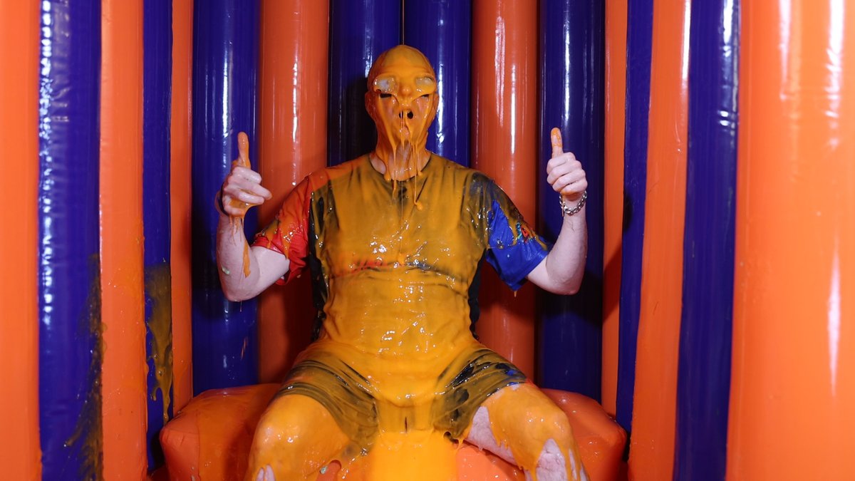 Gungefurt's tweet photo. Thumbs up or thumbs down? 👍👎

The full new episode of Gungefurt is out now.

Watch SaggingBaggyBoy take on the tank, get the episode today, and tell us what you think. 😈

https://t.co/ZrQ8bJePwE

#Gungefurt #Gunge #Slime https://t.co/ICw1W5YURk