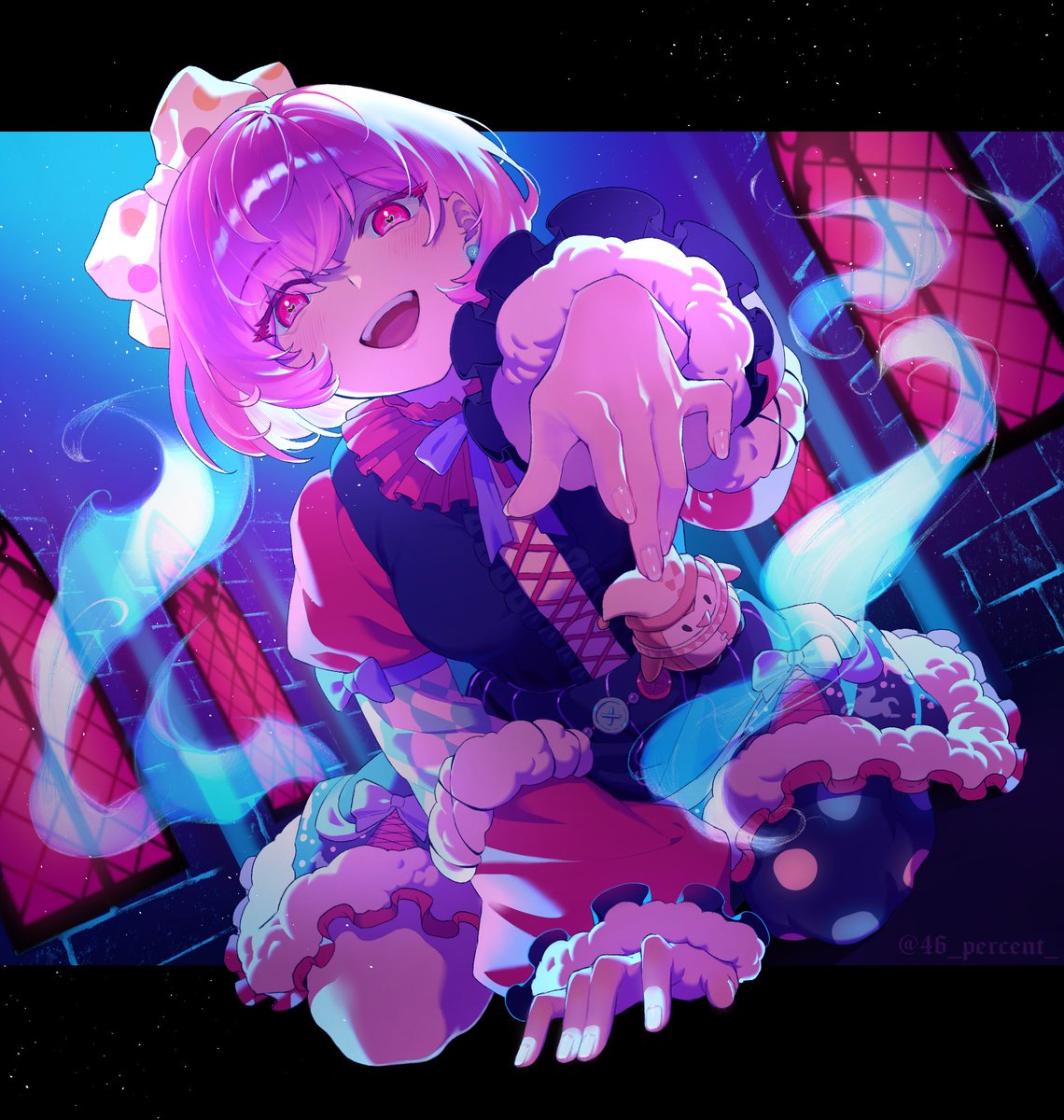46_percent_'s tweet photo. #prsk_FA #鳳えむ
 👻🍬 「食べちゃうぞ」 https://t.co/unzucwdUTG