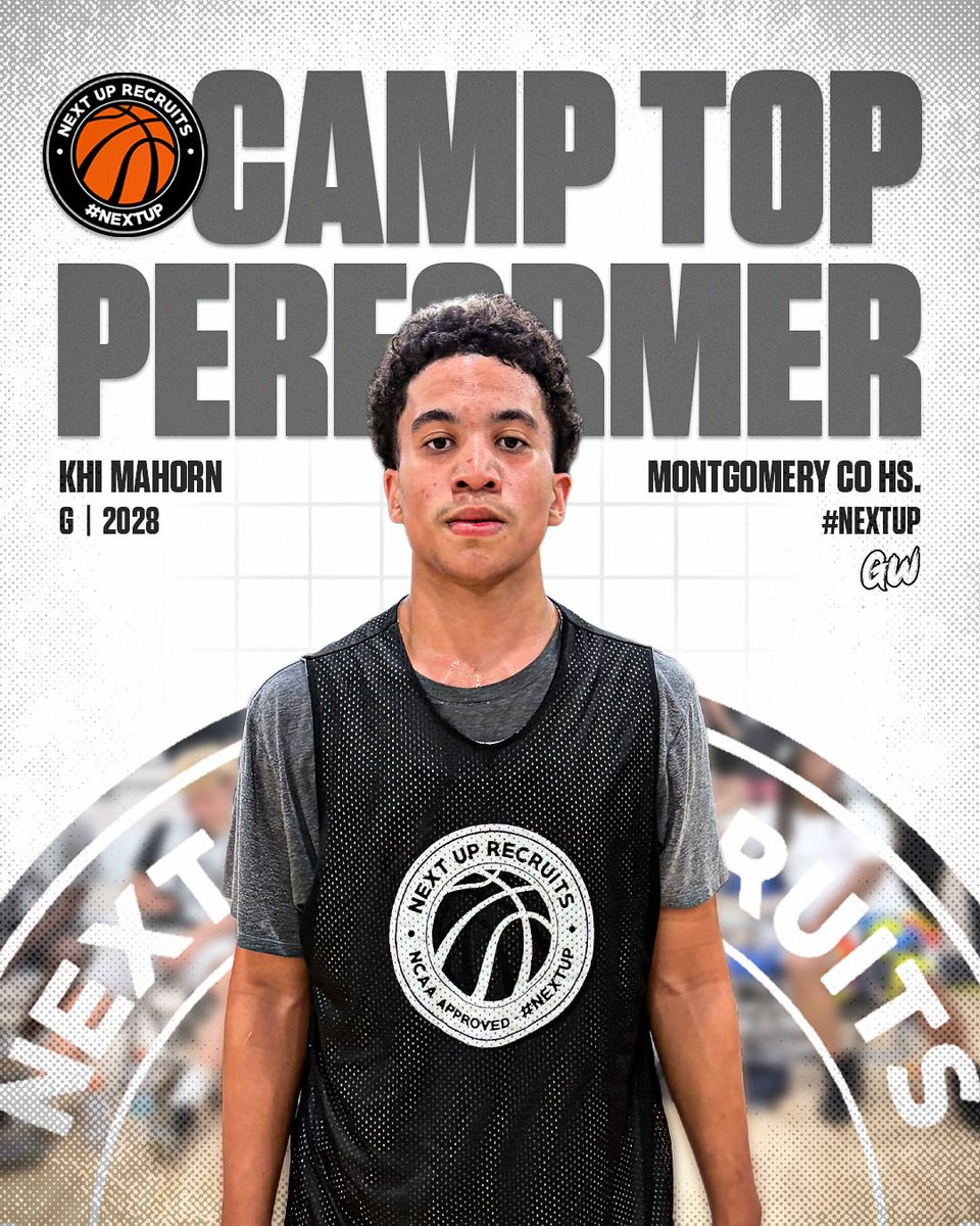 NextUpRecruits's tweet photo. *SOME* Top Performers from NextUpRecruits 2026 Exposure Camp in Lexington, KY - More graphics dropping SOON! 

- '28 Khi Mahorn (6'2 PG)
- '27 Luis Rosado (6'5 G/W)
- '28 Jordan Jackson (6'7 PF)
- '29 Chase Bentley (6'2 CG)

📸: gw.visuals https://t.co/IUV3OzVuKC