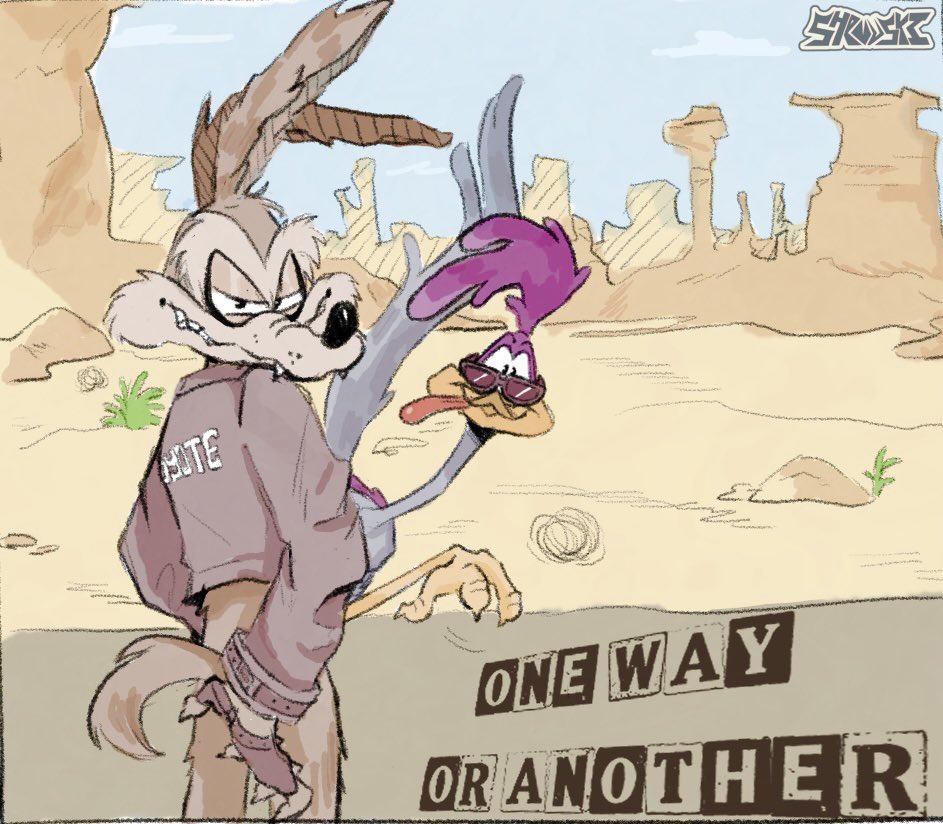shruvski's tweet photo. 🧨💣💥
Yeah I enjoyed the movie.

#coyotevsacme #wileroad https://t.co/QoEME8g8TO