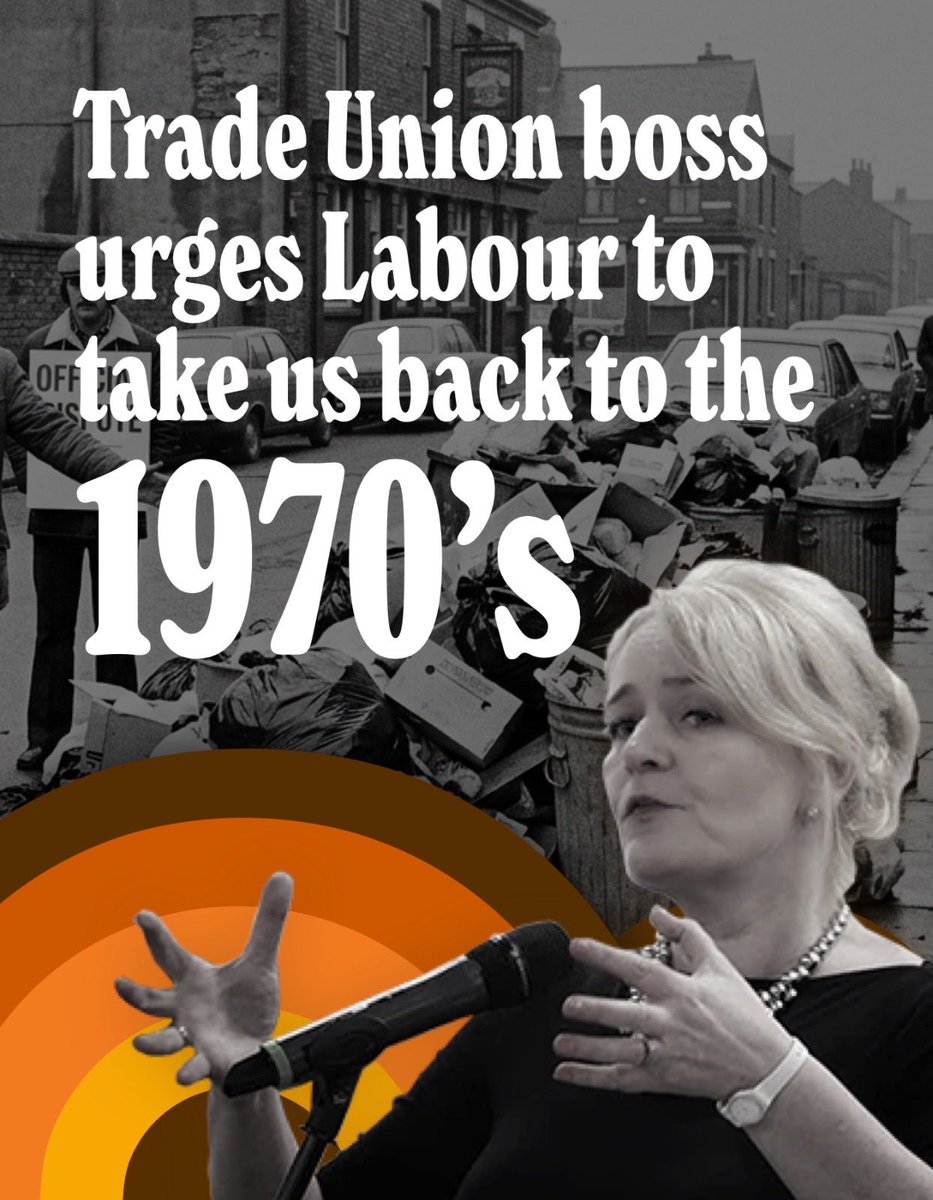griffitha's tweet photo. The unions spent millions helping to get Labour into power, now they want their reward.

From Angela Rayner’s (Un)Employment Rights Act, to high taxes and fiscal responsibility thrown out of the window, Labour are well on their way to taking us back to the 70s. https://t.co/VG7cuzYBJs