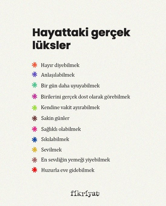 fikriyatcom's tweet photo. Hayattaki gerçek lüksler. ✨ https://t.co/6Jt9pIgb9a