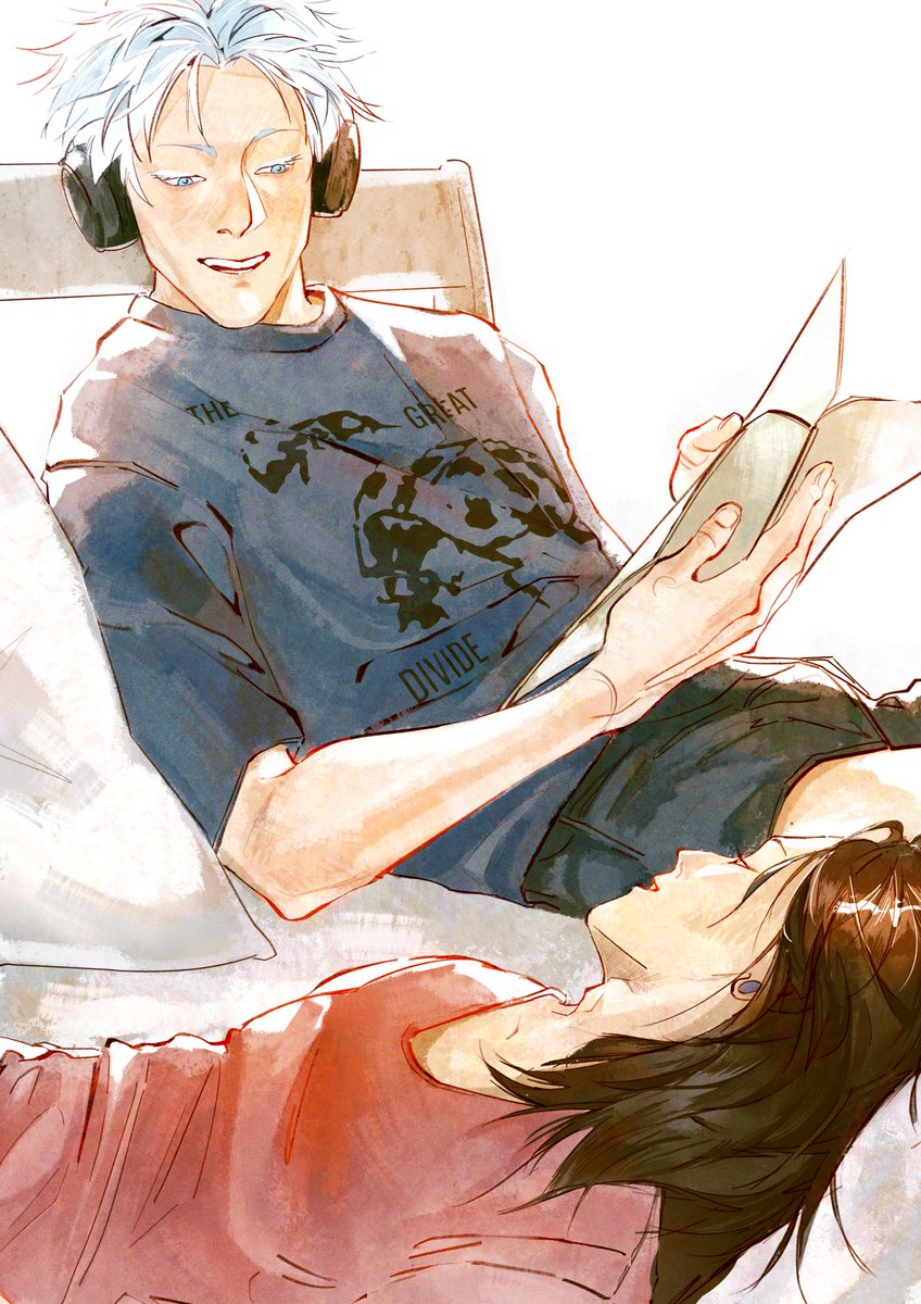 kairaccs's tweet photo. My interest is to lay with you,
To laugh and have nothin' to do

[ #五条悟 #夏油傑 ] https://t.co/QnZEXFn2J2