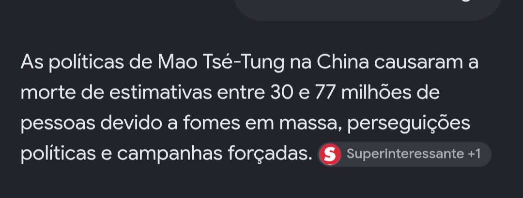 BdfDiniz's tweet photo. @ekunzler @GugaNoblat Verdades. Os Chineses são escravos de uma ditadura assassina que matou mais que o o nazismo. Não têm liberdade pra nada. https://t.co/yoqcznhYmv