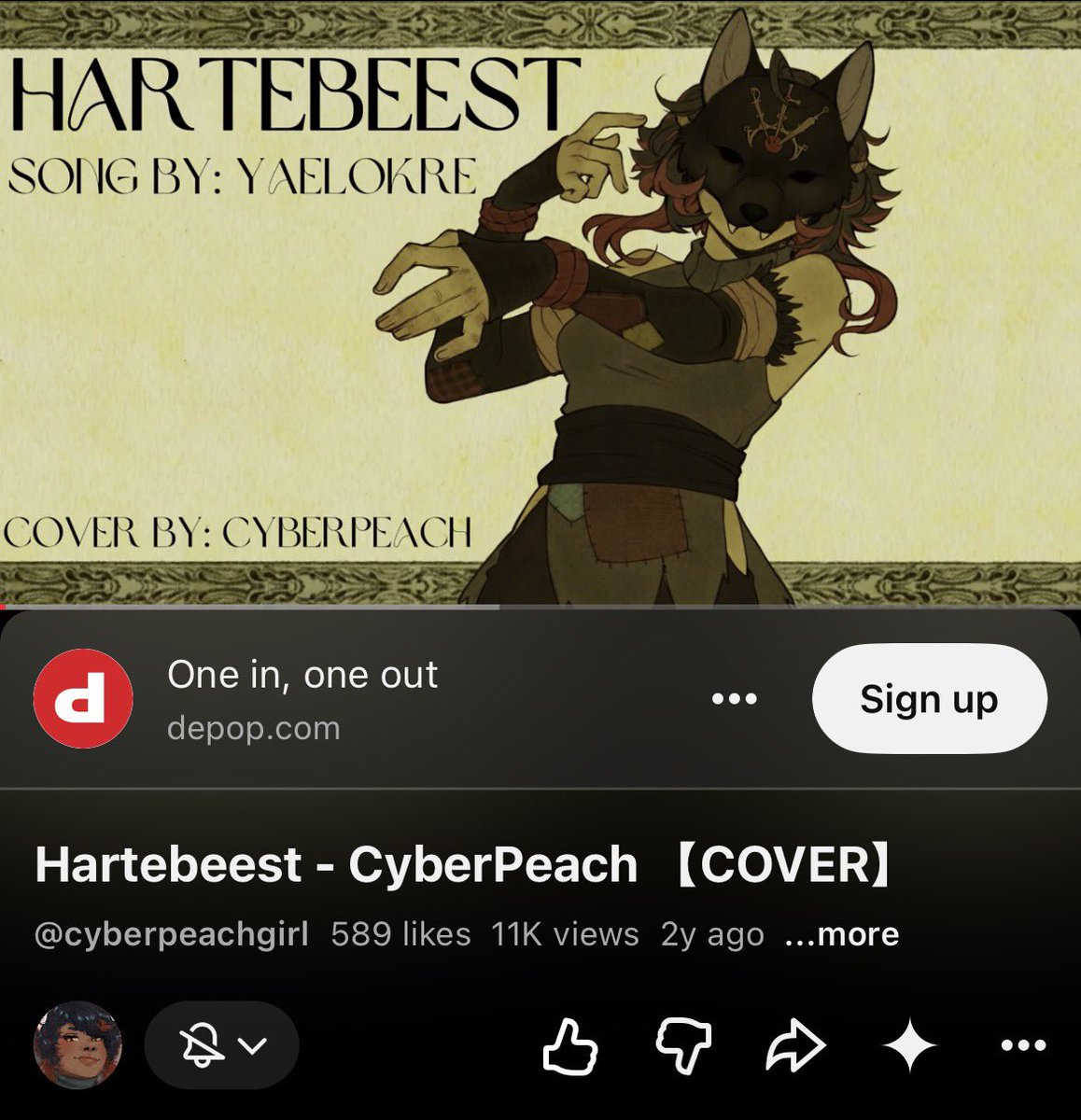 cyberpeach's tweet photo. 11K VIEWS???? JESUS CHRIST!!! 

Thank you guys so much! 

I was coming back to this cover to grab some information for an upcoming project and felt my heart fall into my ass when I saw the view count, I genuinely can’t believe it😭💕 https://t.co/IF3IWG6kxx