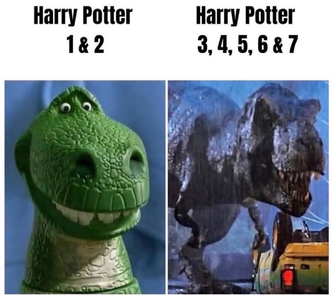 TheDailyHPotter's tweet photo. Harry potter in a nutshell 🤭 https://t.co/WI9zFzAXLR
