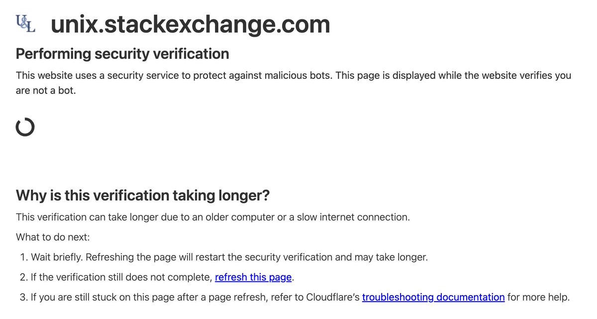 icerdesign's tweet photo. For a long time, I haven't been able to open these sites from stack exchange in my chromium browser (while it works in safari), have they already abandoned some users, like me? #stackoverflow https://t.co/tKmRpWbDZ5