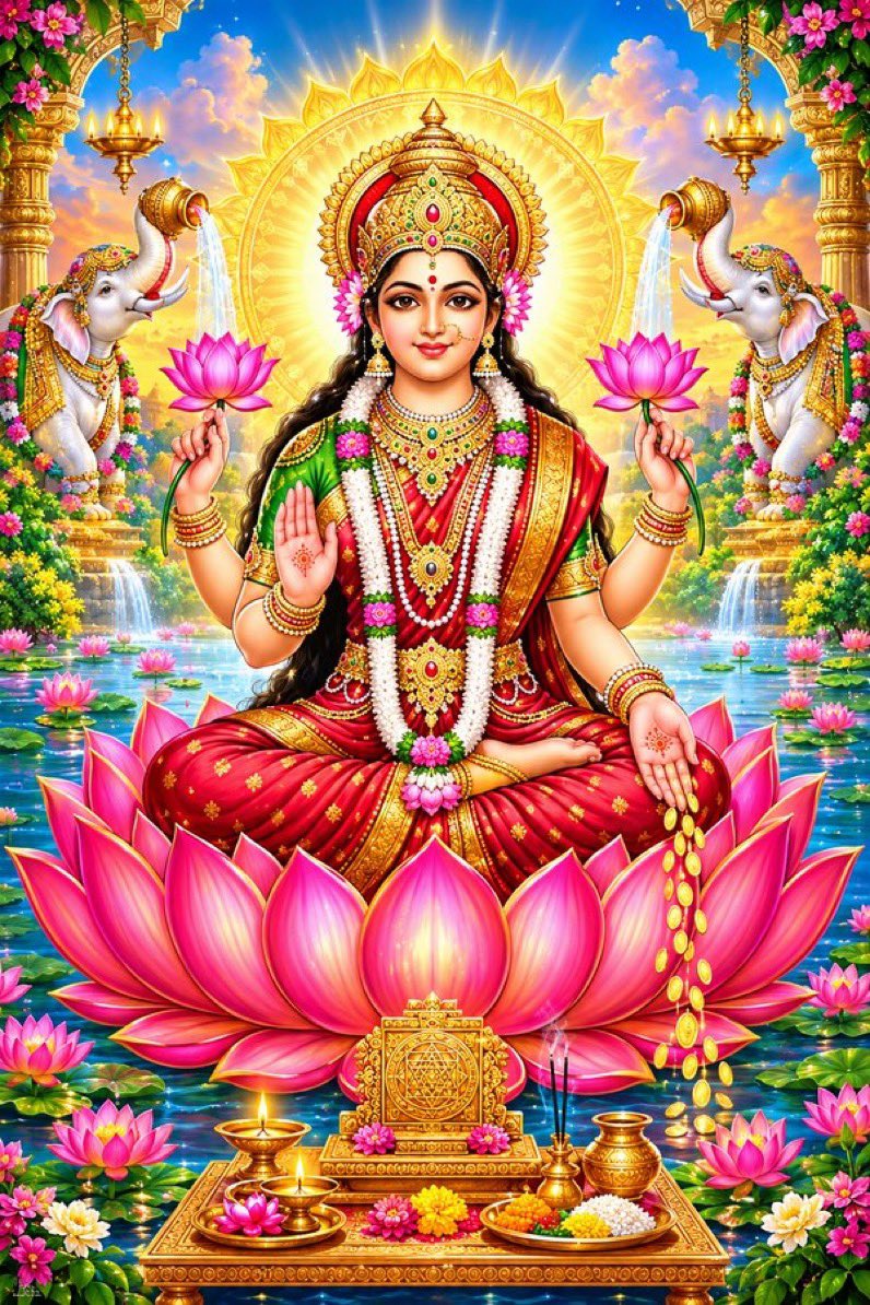 bhumidixit__'s tweet photo. धन, वैभव और समृद्धि की देवी हैं  जय मां महालक्ष्मी https://t.co/W925mEo8Q2