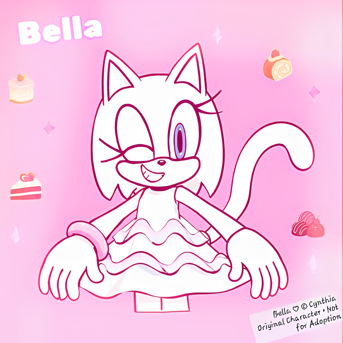 Ruby98781's tweet photo. Meet Bella! ♡ My sweet white cat girl is now available as a physical 8 x 8 art print for $14.99 with free shipping on Etsy!

#sonicthehedgehogㅤㅤ
#sonicart
#sonicfanart
#sonicoc
#sonicfan
#sonicfandom
#soniccharacter
#sonicoriginalcharacter
#oc
#originalcharacterㅤ https://t.co/uiyEvoHcAt