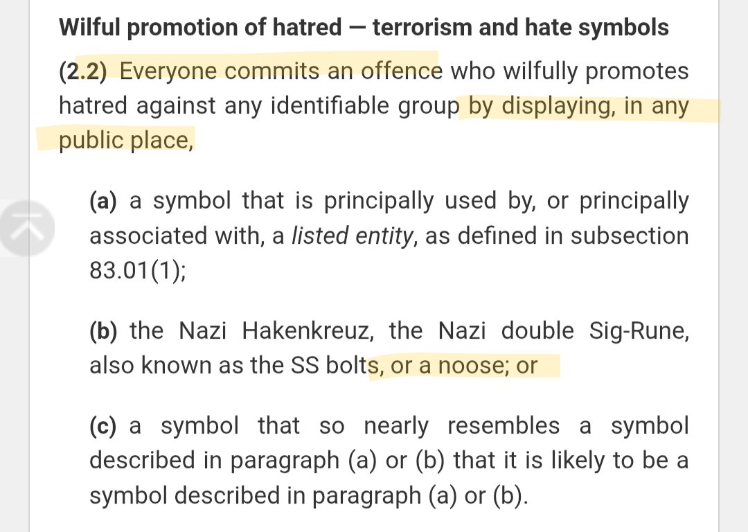 gddub's tweet photo. Under Canada's new absurd hate speech law displaying this sign in public is a criminal offense.

Anti-Capitalists won't get charged tho as it would activate Leftists to oppose these anti-democratic speech laws.

For now C-9 charges will only be used against Right Wingers. https://t.co/SImQASj0SA