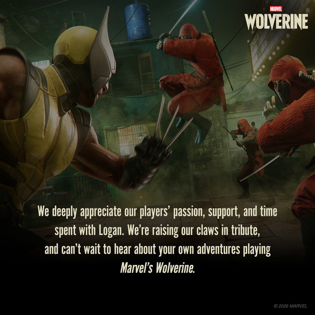 insomniacgames's tweet photo. #WolverinePS5 🚀 https://t.co/eMnOY7oxxv