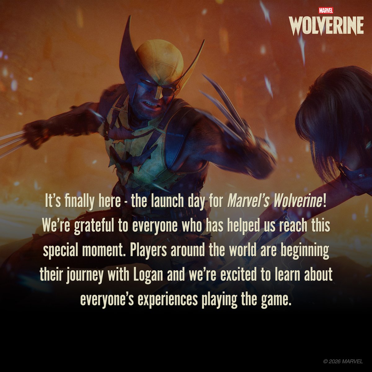 insomniacgames's tweet photo. #WolverinePS5 🚀 https://t.co/eMnOY7oxxv
