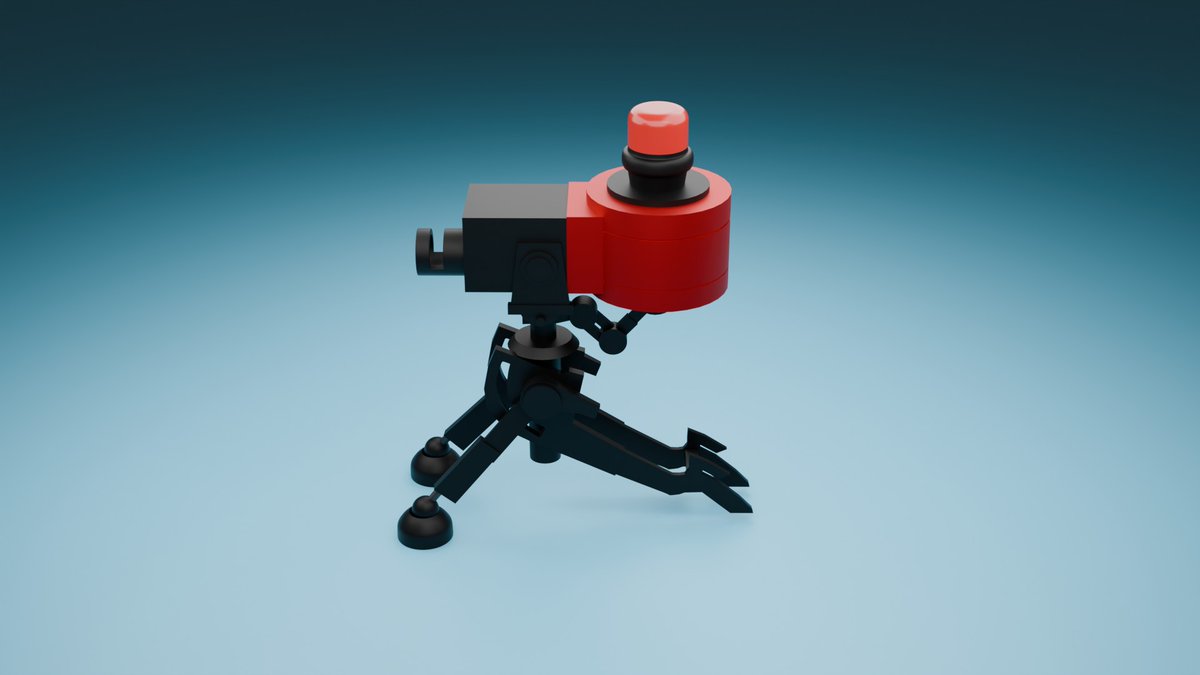 evazs42's tweet photo. TF2 Sentry Level 1
#Blender3D #Blender #BlenderArt #3DArt #3DArtist #3DModeling #Art #3dsculpt #character #tf2 https://t.co/3y7OG7uPiq