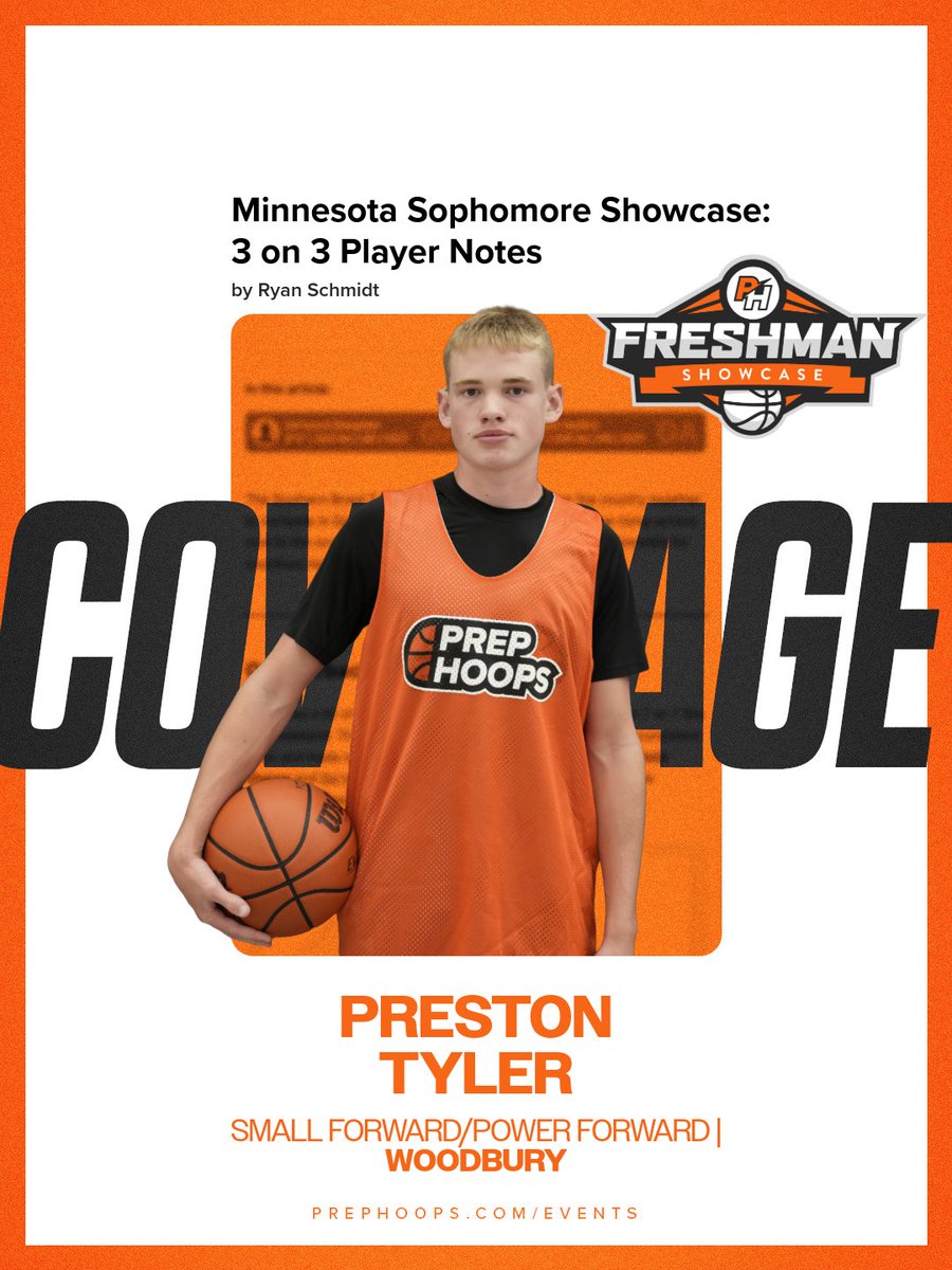 PrepHoops's tweet photo. Were you at the Minnesota Freshman Showcase or Sophomore ID Camp this weekend? Coverage from those events is still rolling in. Check the link in bio — you might be one of the names getting written up. https://t.co/FXsyMj278Y