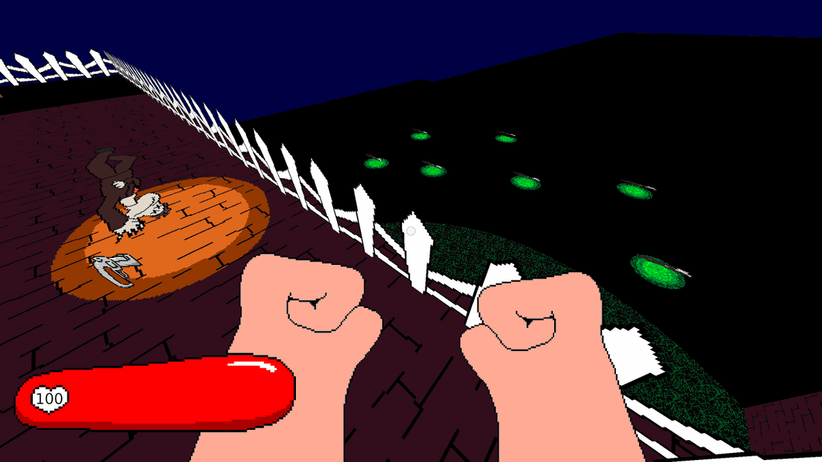 Foraduct's tweet photo. Finally got motivated again and added dynamic lighting to Brutal Buffoonery

#gamedev https://t.co/fzMK9FjBGX