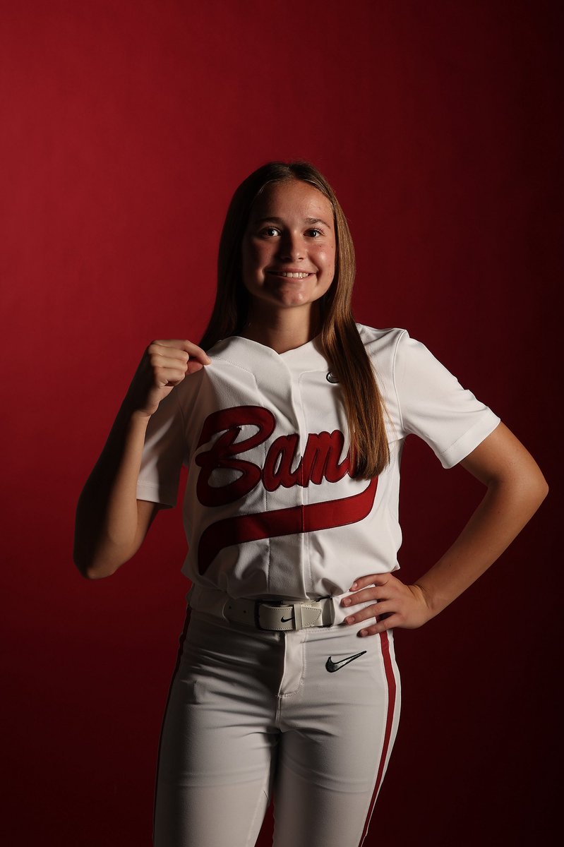 SydneyRoot_2028's tweet photo. ROLL TIDE ❤️🐘🅰️
I am so excited to announce my commitment to the University of Alabama to further my academic and softball career. Thank you to my family, coaches, teammates, and everyone who has supported me throughout this journey. Thank you to Coach Murphy and the entire Alabama softball staff for believing in me and providing this incredible opportunity! 
See you in T-TOWN! RTR! 🐘🅰️

@AlabamaSB @SoftbalAmerica