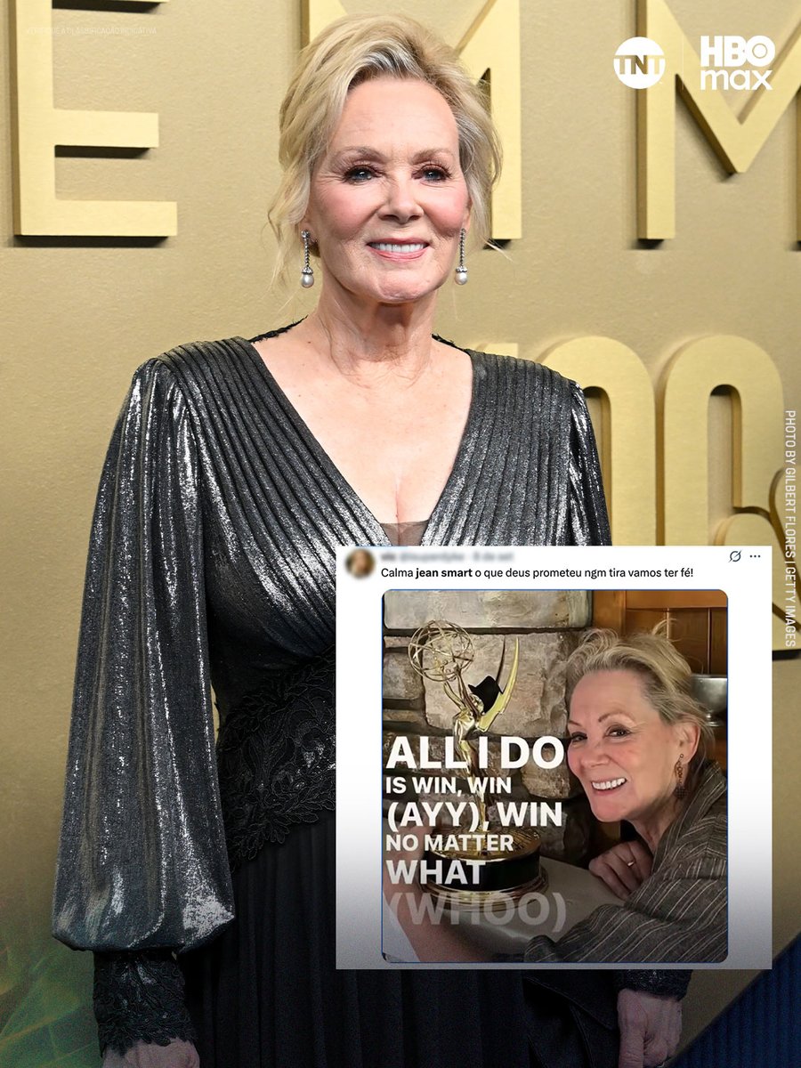 HBOMaxBrasil's tweet photo. Você está olhando para a melhor atriz em série de comédia do #Emmys 2026 💅 a mami é dona de tudo https://t.co/w6wEZmPCqx