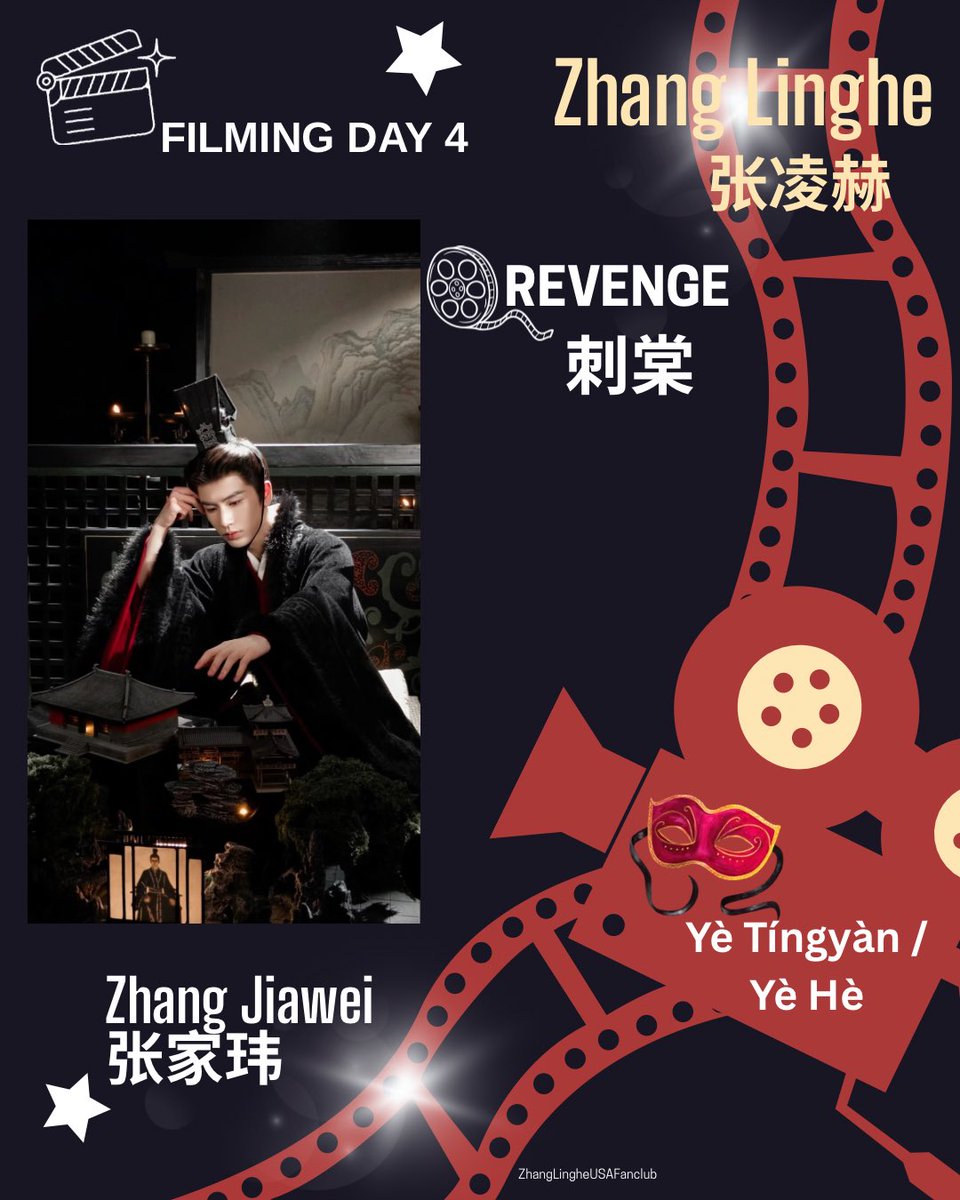 ZhangLinghe_USA's tweet photo. ๐๏ธ #๐๐๐๐๐๐ณ๐๐๐๐๐๐ซ๐๐๐๐๐ญ๐๐๐๐๐๐๐ซ๐๐
โฐโนโยนโตโยฒโฐยฒโถ
๐ฌ #Revenge #ๅบๆฃ
๐ฅ Filming Day 4
๐ญ Reborn from the ashes of calamity, he returns in a new guise. ~ #ZhangLinghe
as #YeTingyan #ๅถไบญๅฎด / #YeHe #ๅถๅฃ
#ZhangLingheRevenge
Zhang Jiawei ๅผ ๅฎถ็ฎ https://t.co/3f26wXu9cI
